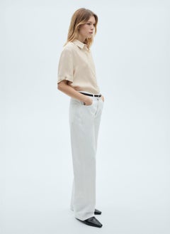 MANGO Short Sleeve Fluid Shirt  - Image 4