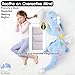 ARELUX Giant Weighted Winged Dragon Plush Toy 354 5lbs Soft Stuffed Animal for Comfort Pterosaur Plushie Fuzzy Dinosaur Pillow Plushies Cuddly Removable and Washable Sky Blue - Image 4