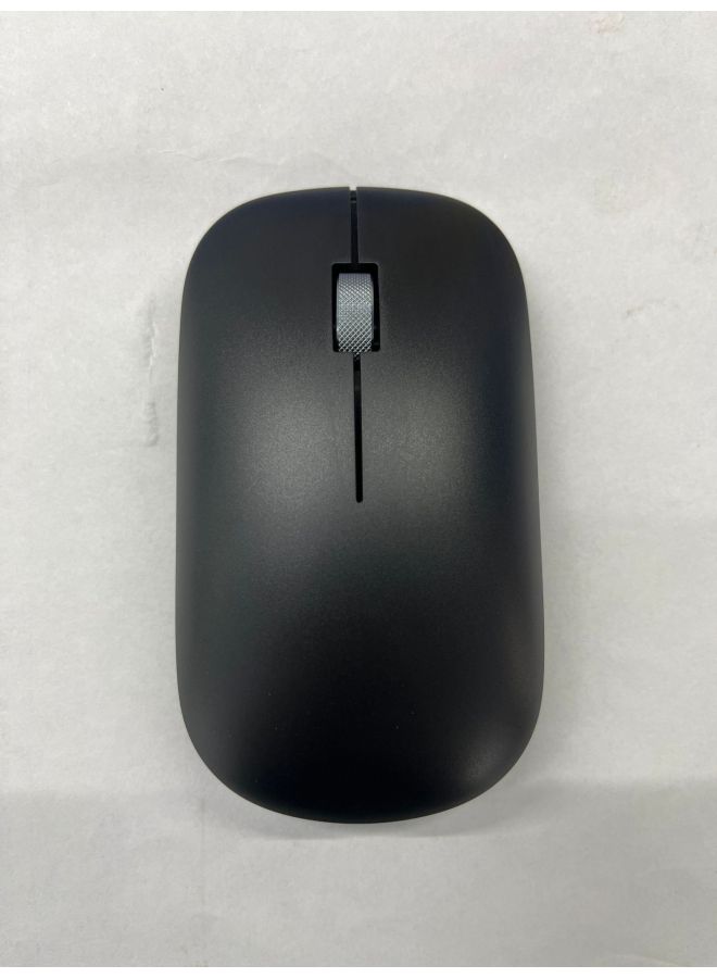 Battery Version Type-c Plus USB Dual Plug BT1 BT2 Wireless Optical Bluetooth Mouse Cross Mirror-Color:Black Hyl-26 Style - Image 1