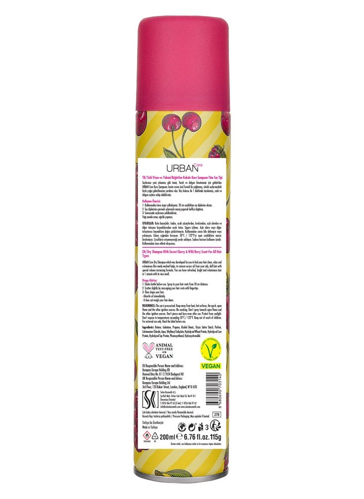 Urban Care Urban Care Dry Shampoo-Hello Cherry Berry  - Image 3