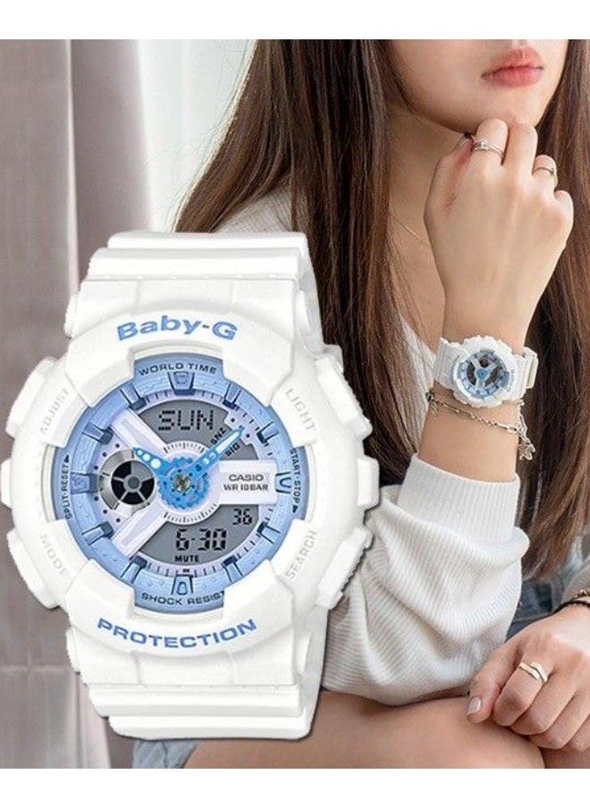 CASIO BABY-G White Watch for Women BA-110BE-7A  - Image 4