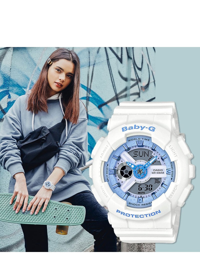 CASIO BABY-G White Watch for Women BA-110BE-7A  - Image 3
