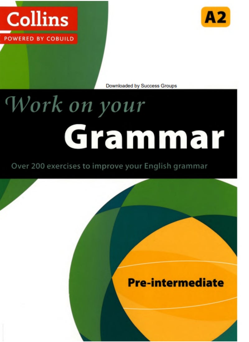 Collins Work On Your Grammar - Pre-intermediate (A2)  - Image 1