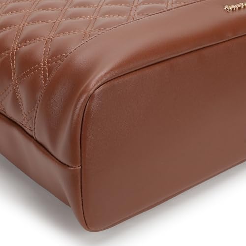 Fastrack Quilttote | Quilted Faux-Leather Laptop Tote For Women | 14-Inch Laptop Compatible Office & Casual Carry - Image 4