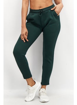 Adidas Women Sportwear Fit Brand Logo Outdoor Track Pants, Green  - Image 1