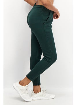 Adidas Women Sportwear Fit Brand Logo Outdoor Track Pants, Green  - Image 4