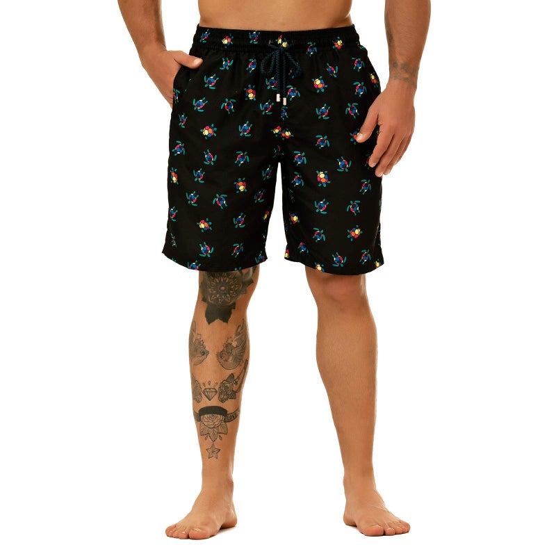 KAILUA SURF شورت سباحة كايلوا سيرف للرجال الكبيرين والطوال، 9" بدلة استحمام مصممة للرجال - Image 3