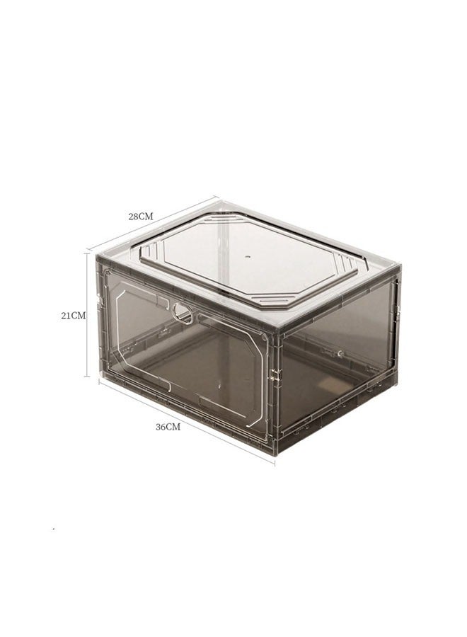 Shoe Boxes Storage Stackable Shoes Bin Strong Thickening Reinforcement Big Size Shoe Organizer Space Saving  Door Shoe Container Boxes - Image 2