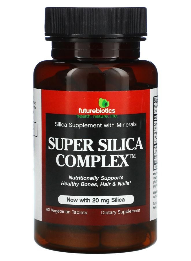 Futurebiotics مجمع السيليكا الفائق 60 قرص نباتي