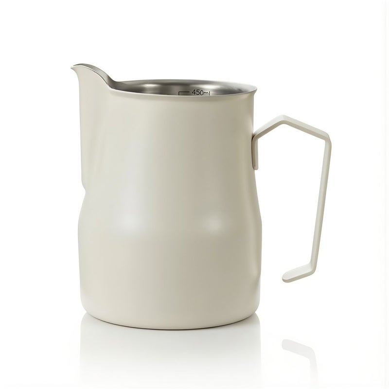 Lightweight 350ml Latte Art Pitcher For Beginner Small Hand Women Coffee Lover - Image 1