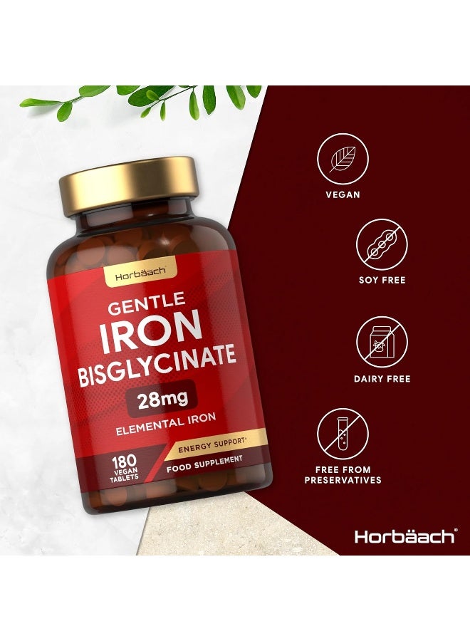هرباخ الحديد اللطيف 14 ملجم، 180 قرص نباتي - Image 5