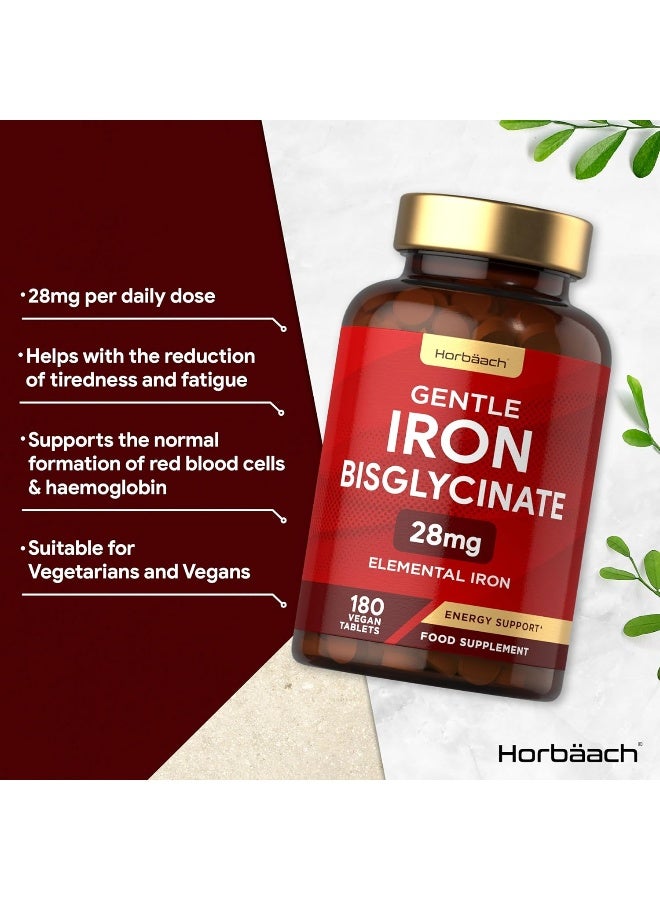 هرباخ الحديد اللطيف 14 ملجم، 180 قرص نباتي - Image 2