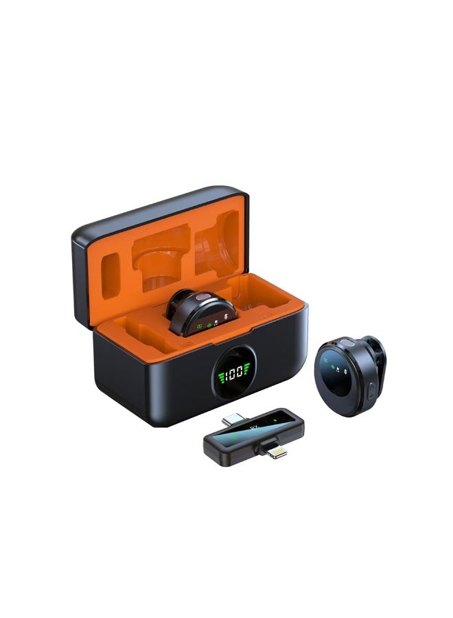 SX30 Wireless Microphone with Charging Case, 1-2 Dual Microphone System, Active Noise Cancellation for Gaming, On Site Interviews and Live Streaming, High Fidelity Sound Quality - Image 2