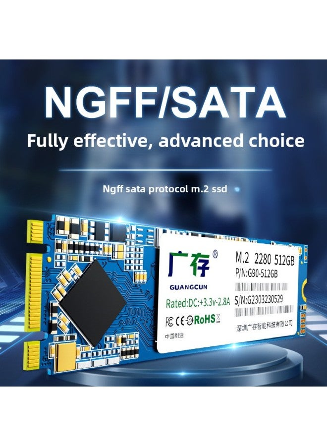 Direct SSD Solid State Drive SATA NGFF M.2 2280 128G\256G\512G\1T\2T-Capacity:1TB - Image 4