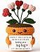 MAMAGIFTREE Get Well Gifts for Women Crochet Flower Keepsake with Big Hug Message Card Thinking of You Gift After Surgery Recovery Gift for Mom Sister Friend - Image 2