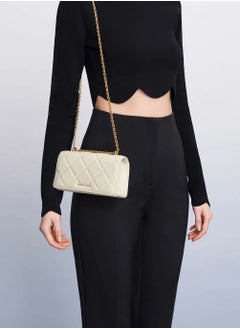 Charles & Keith Paputo Chain Handle Quilted Long Wallet  - Image 2