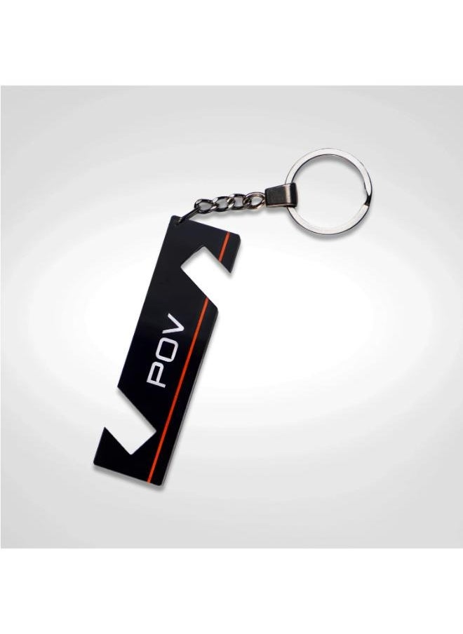 POV - POV - Keychain used as mobile holder , for all mobile models - Image 1