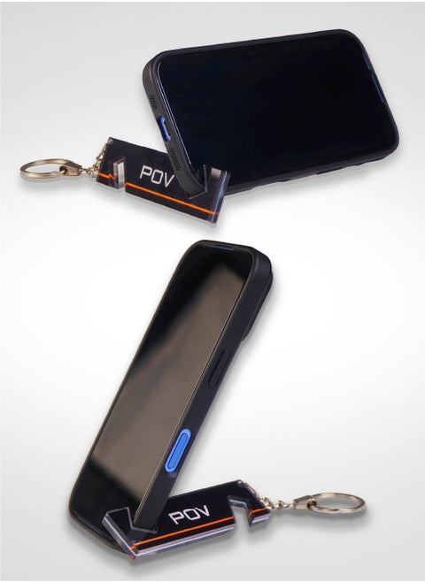 Keychain – Pocket-Size Phone Stand for Vlogs, Videos & Selfies | Shoot Vertical or Horizontal | Easy to Carry, Simple to Use