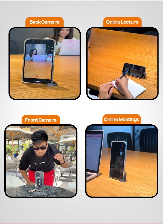 Keychain – Pocket-Size Phone Stand for Vlogs, Videos & Selfies | Shoot Vertical or Horizontal | Easy to Carry, Simple to Use