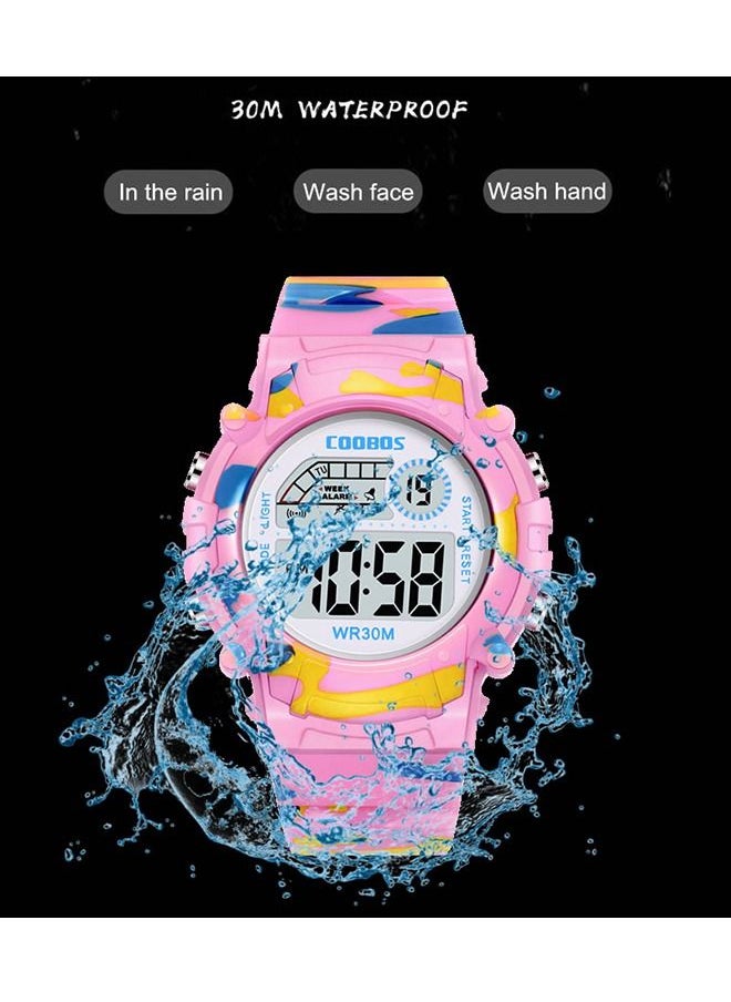 Coobos - Kids Water Resistant Rubber Digital Watch - Image 1