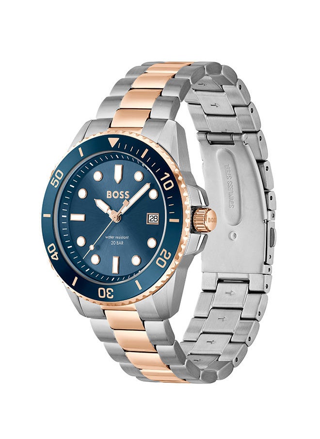 HUGO BOSS Men Analog Round Shape Stainless Steel Wrist Watch 43 mm  - Image 2
