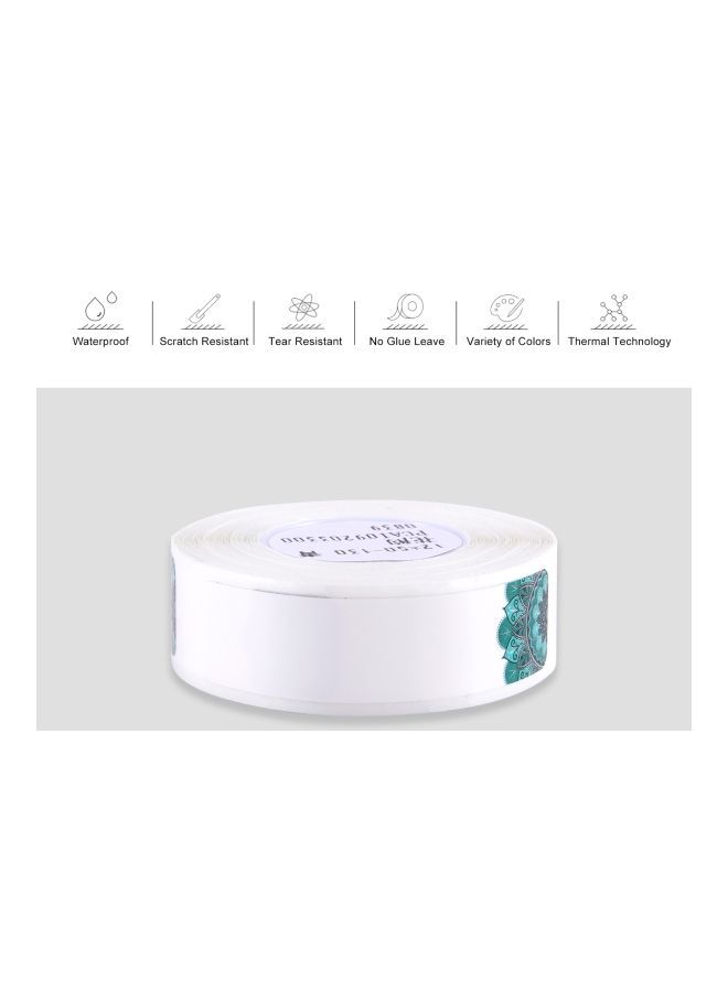 NIBEMINENT 130-Piece Thermal Printing Label Paper Roll Set - Image 3