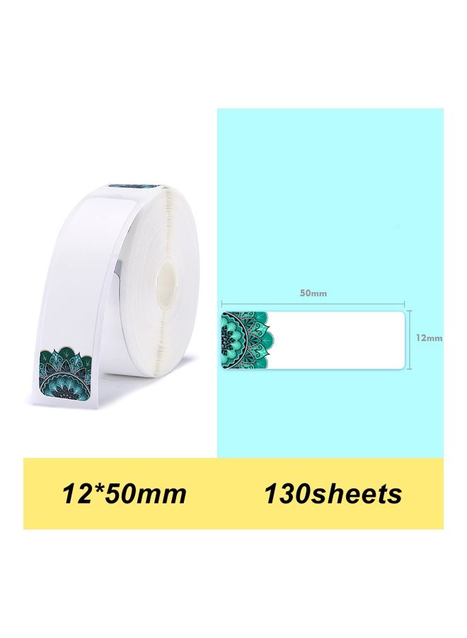 NIBEMINENT 130-Piece Thermal Printing Label Paper Roll Set - Image 5