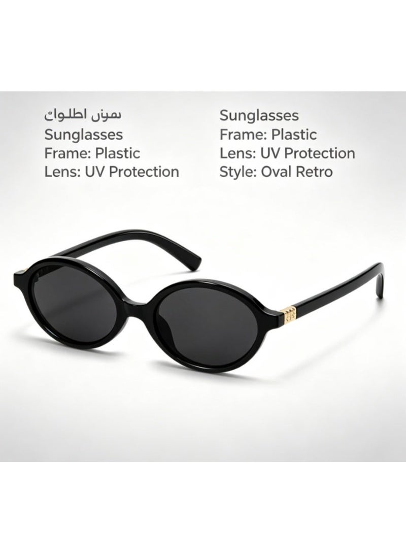 نظارات شمسية بيضاوية عصرية للنساء، من طراز 90s وY2K، تصميم موضة - Image 1