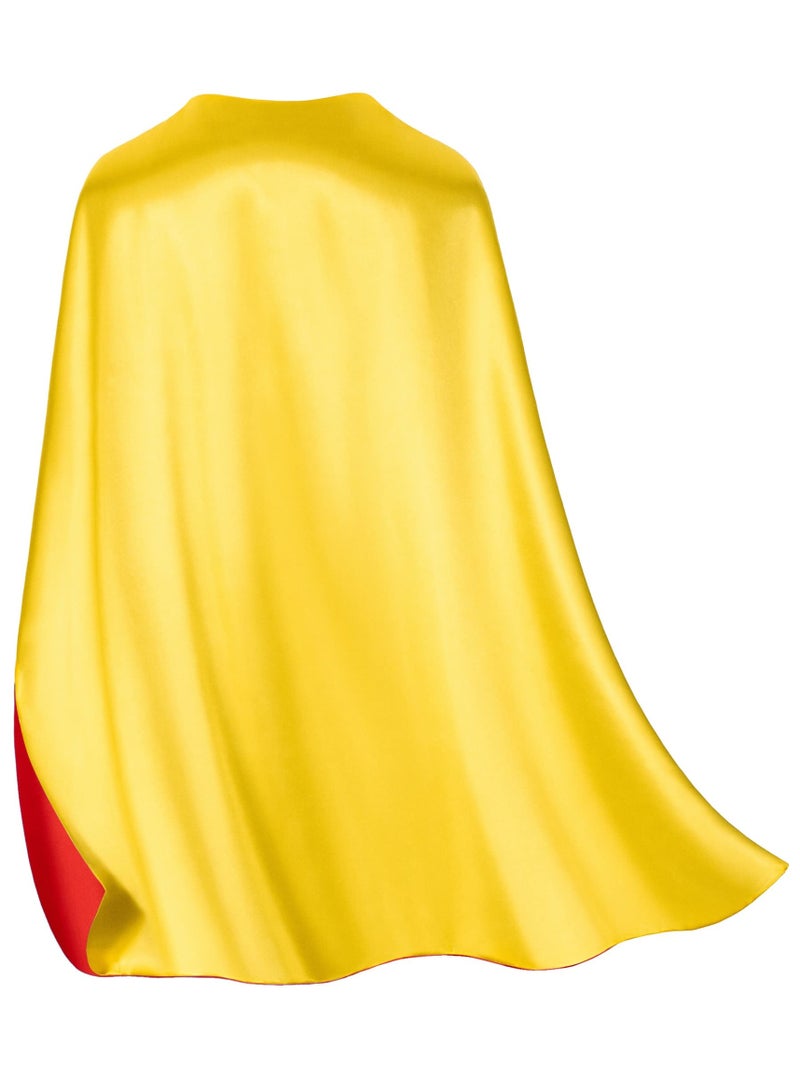 Halamodo Kids Double-Sided Superhero Cape And Mask Set ,Reversible Cosplay Costume For Boys Girls Ages 3-12 ,For Birthday Party ,Stage Performance ,Theme Cosplay Costume Party ,Talent Show ,70*70 cm - Image 5