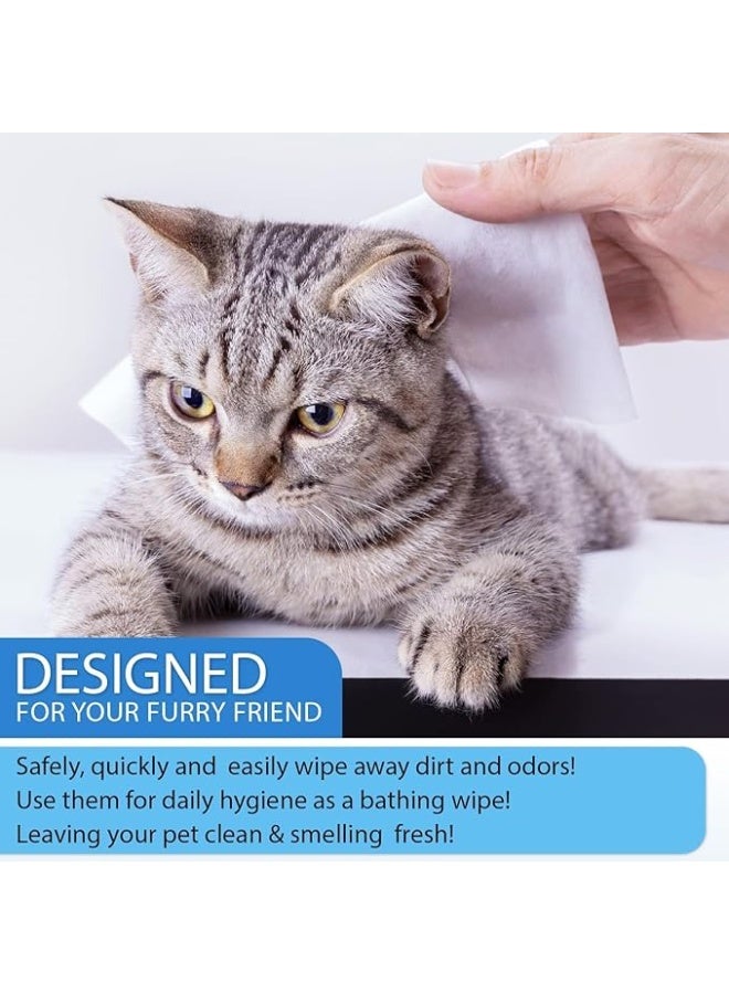 SKY-TOUCH Dog Wipes 240pcs, Pet Grooming Wipes for Dogs & Cats, for full body, eye wipes, ear wipes, Paws, & Butt Unscented (3 pack) - Image 4