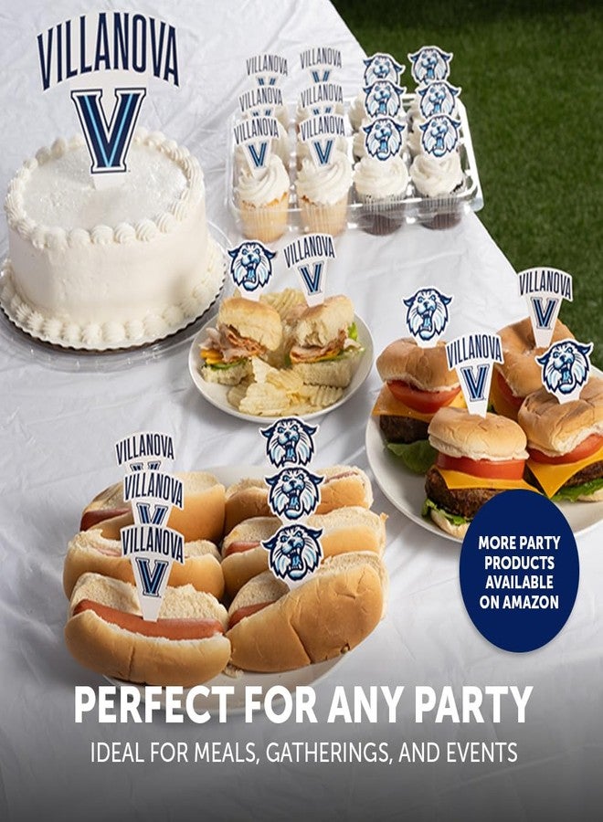 Desert Cactus Villanova Wildcats Food Picks, Cupcake Toppers, 25 pcs - Image 5