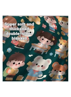 General Baby and children's cartoon flannel thin blanket (warm and comfortable, suitable for sleep, games) 70cm*100cm - 231 
