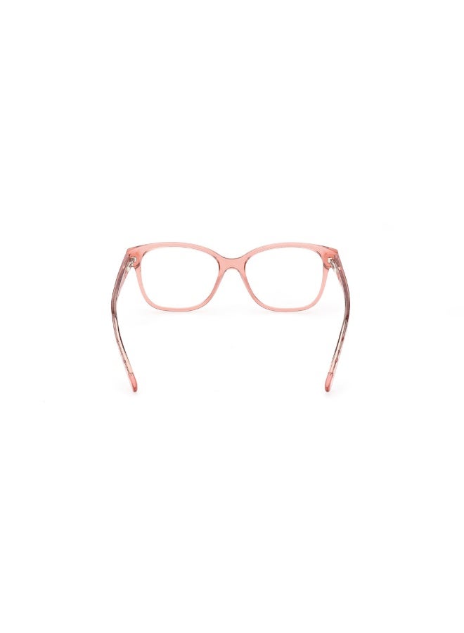 GUESS Gu9225 Square Acetate Frames For Girls Size 47, Shiny Light Pink - Image 4