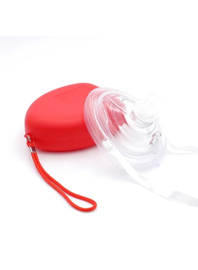 BIONEX Adult CPR Rescue Mask with One-Way Valve, Pocket Resuscitator, First Aid Emergency Breathing Mask with Hard Case - Image 2