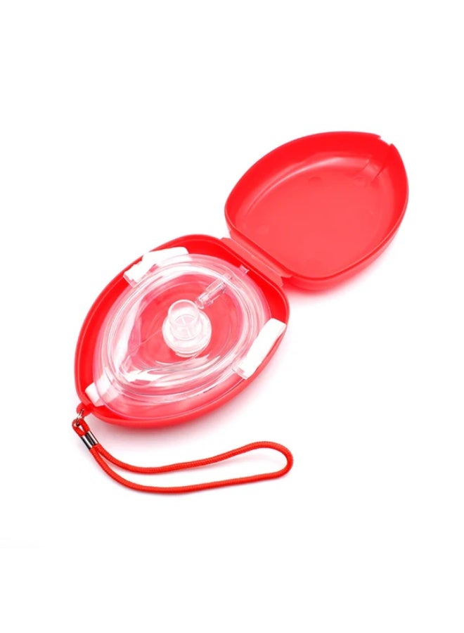 BIONEX Adult CPR Rescue Mask with One-Way Valve, Pocket Resuscitator, First Aid Emergency Breathing Mask with Hard Case - Image 1