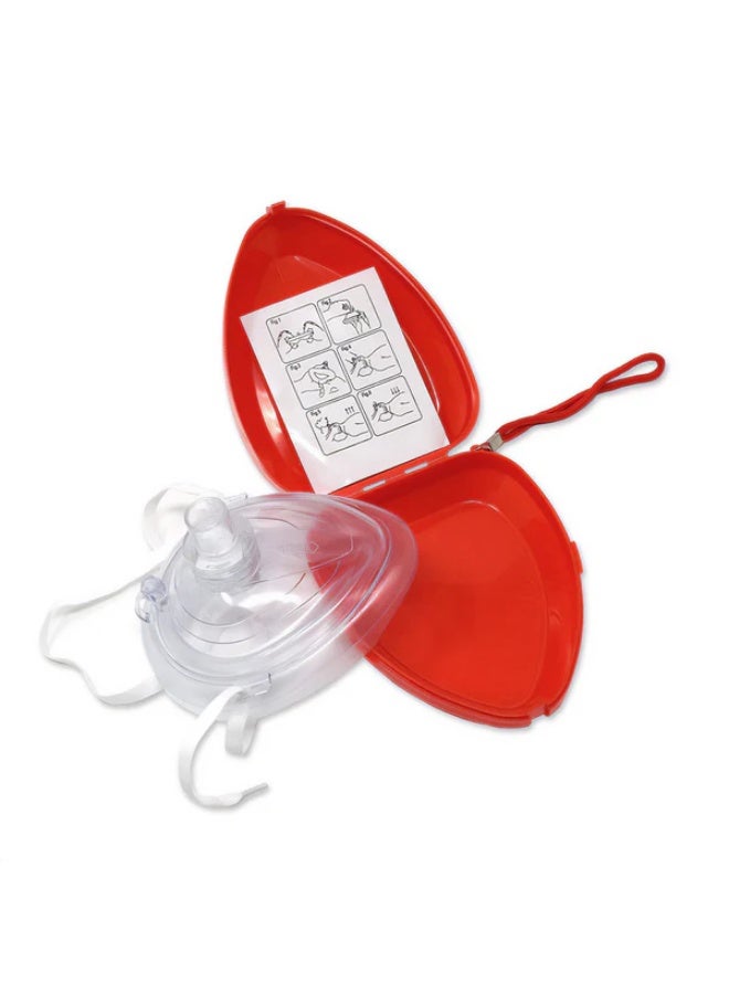 BIONEX Adult CPR Rescue Mask with One-Way Valve, Pocket Resuscitator, First Aid Emergency Breathing Mask with Hard Case - Image 3