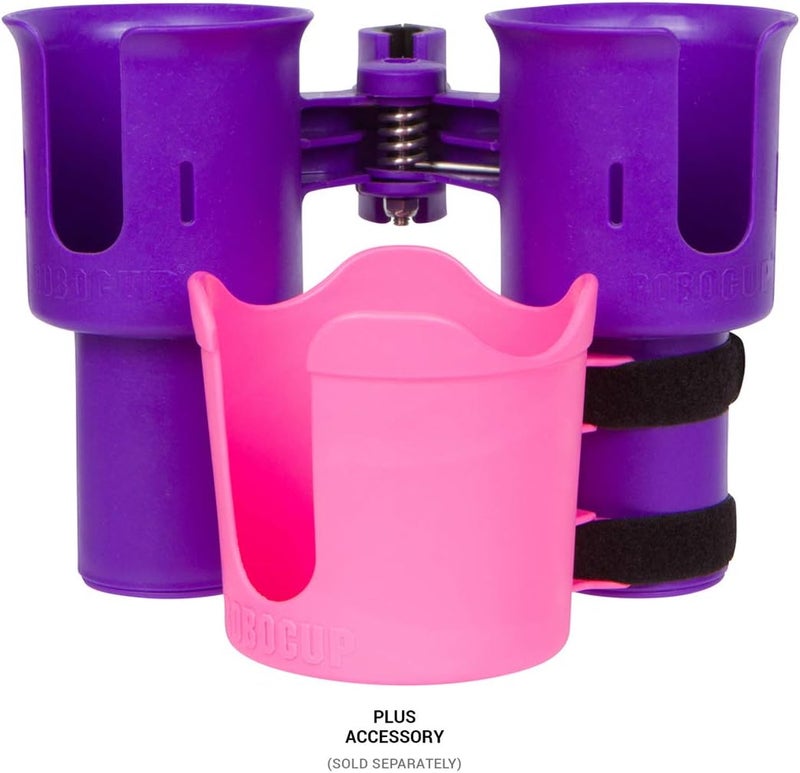 ROBOCUP Plus, (HOT Pink), Add-On Accessory XL Extension Cup Holder, Larger Drink Capacity, Perfect for Boats, Golf Carts, Walkers, Wheelchairs and Work. Made in USA (Includes 1) - Image 4