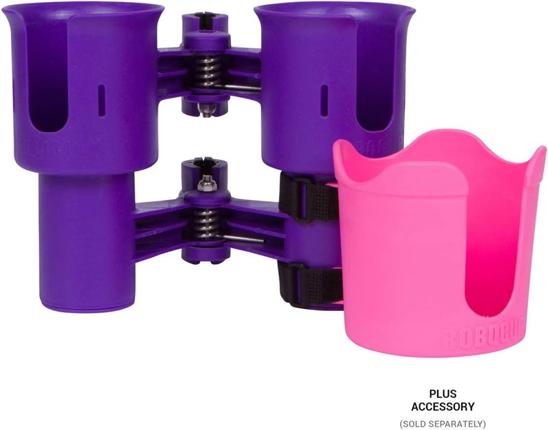 ROBOCUP Plus, (HOT Pink), Add-On Accessory XL Extension Cup Holder, Larger Drink Capacity, Perfect for Boats, Golf Carts, Walkers, Wheelchairs and Work. Made in USA (Includes 1) - Image 5