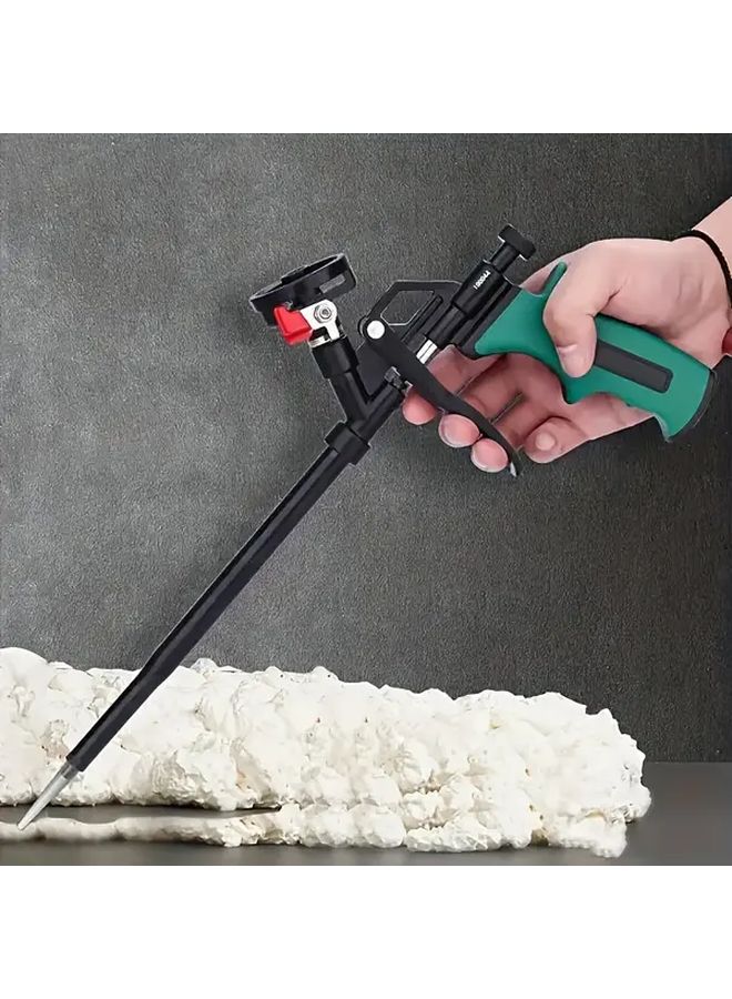 مسدس مانع التسرب الرغوي الصناعي الأحمر من البولي يوريثان، لا يحتاج للتنظيف ولا يترك بقايا، لاستخدامات التدفئة والتهوية وتكييف الهواء والنوافذ والأبواب والجدران - Image 5