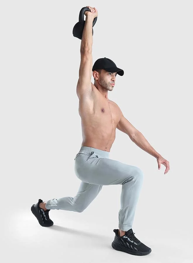 Musclemind Light Grey Men's Gentlemen Joggers for Men | Best Price UAE