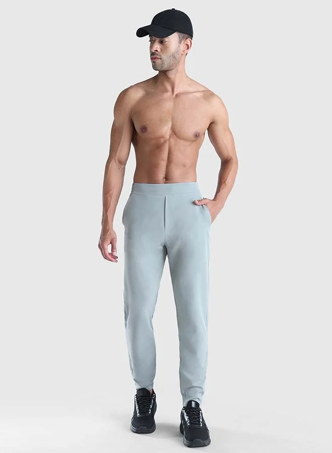 Musclemind Light Grey Men's Gentlemen Joggers for Men | Best Price UAE