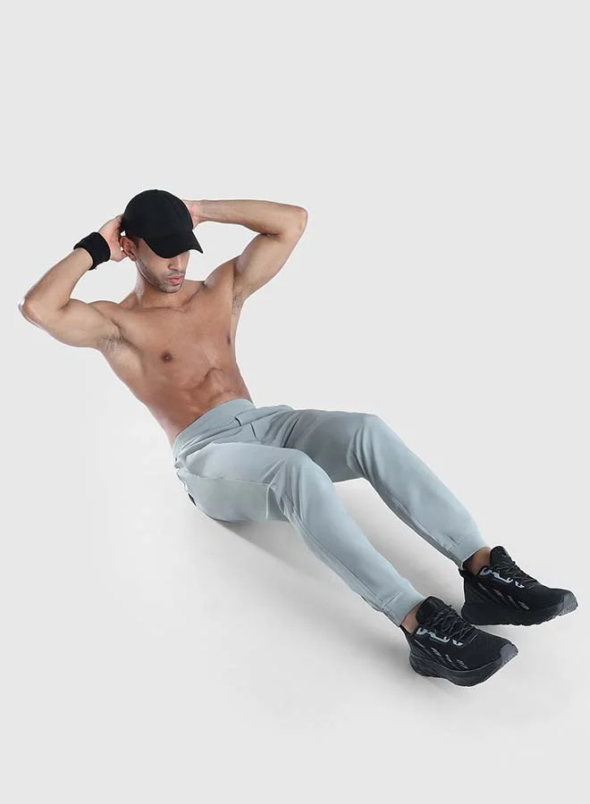 Musclemind Light Grey Men's Gentlemen Joggers for Men | Best Price UAE
