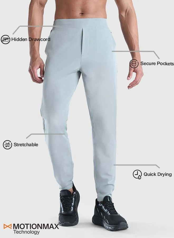 Musclemind Light Grey Men's Gentlemen Joggers for Men | Best Price UAE