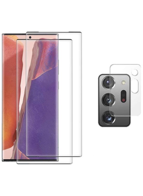 glass cover for Galaxy S20 Tempered Glass Screen Protector[2 Pack] + 1 Pack Camera Lens Protector Support Fingerprint