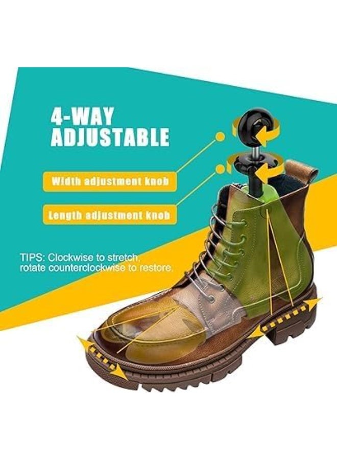 عربست مشد أحذية، مشد أحذية للنساء والرجال، قابل للتمدد في أربعة اتجاهات، يُشكل الجزء الداخلي من الحذاء، مناسب للأحذية الطويلة والأحذية ذات الأربطة أو السحابات، لمعظم الأحذية المسطحة والأحذية ذات الكعب العالي، قابل لتعديل الطول والعرض. - Image 5