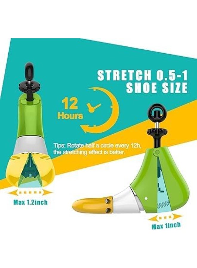 عربست مشد أحذية، مشد أحذية للنساء والرجال، قابل للتمدد في أربعة اتجاهات، يُشكل الجزء الداخلي من الحذاء، مناسب للأحذية الطويلة والأحذية ذات الأربطة أو السحابات، لمعظم الأحذية المسطحة والأحذية ذات الكعب العالي، قابل لتعديل الطول والعرض. - Image 3