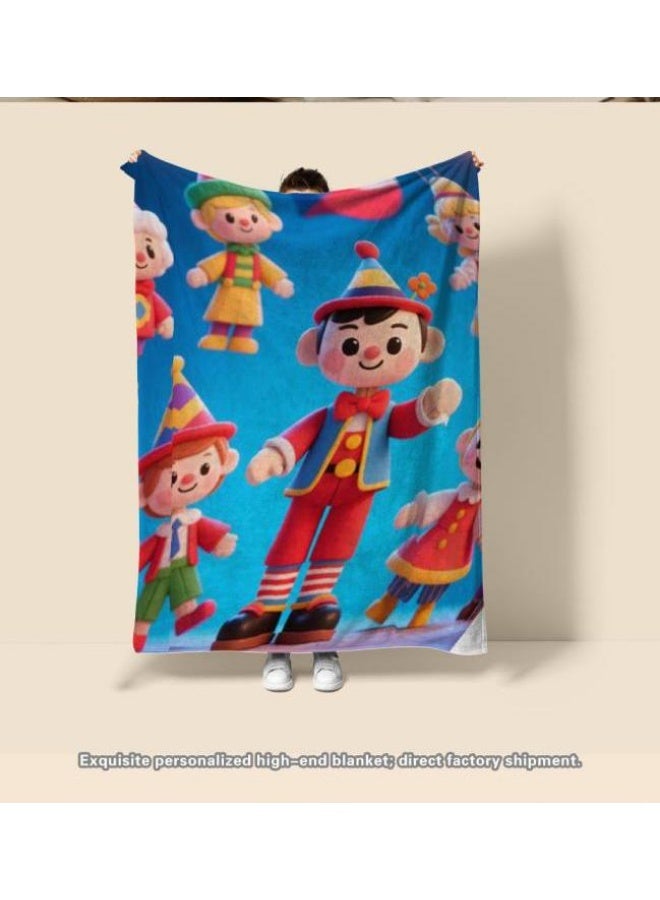 عام بطانية رقيقة من الفانيلا (حرارة ومريحة، ومناسبة للنوم واستخدام اللعبة والغبار والرمل) 150 سم * 200 سم - 394 - Image 3