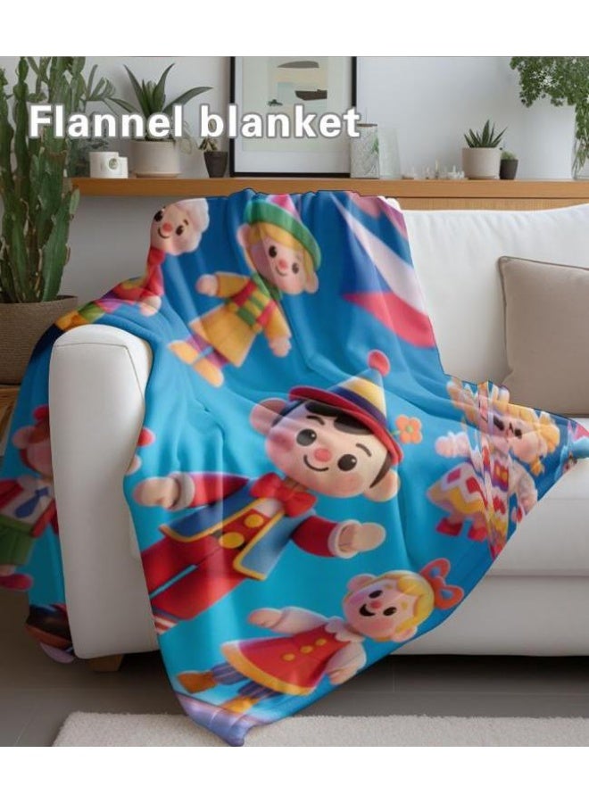 عام بطانية رقيقة من الفانيلا (حرارة ومريحة، ومناسبة للنوم واستخدام اللعبة والغبار والرمل) 150 سم * 200 سم - 394 - Image 4