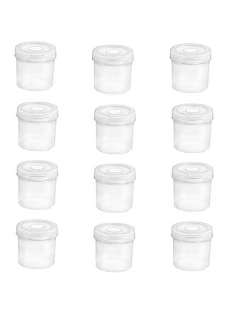PMW - FARMAR 55 - Cosmetic Empty Jar Pot Eyeshadow Makeup Face Cream Refillable Container Transparent - Pack of 12 - pzsku/Z0AD210D07FF6E5E7E25BZ/45/_/1741429378/33a40a8a-b1dc-4740-b32a-87f72a57536a