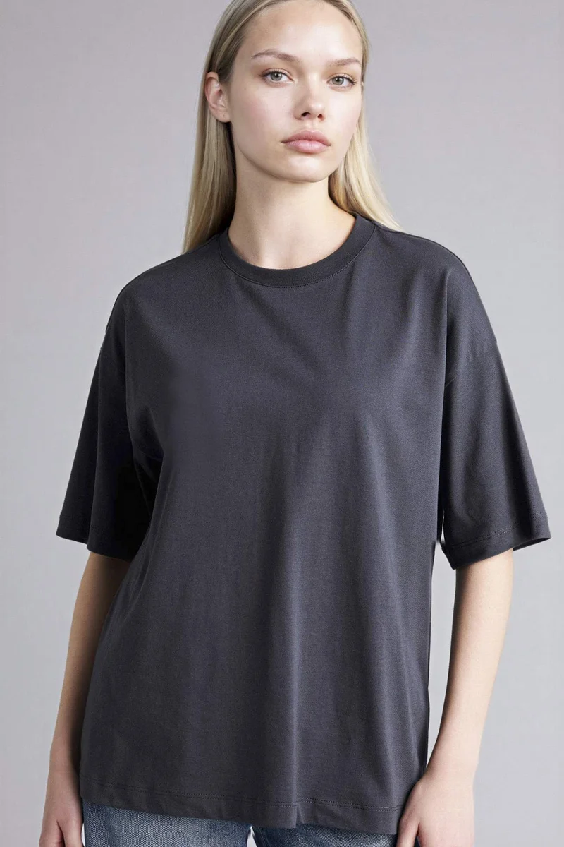 DeFacto Basic Cotton Oversize T-Shirt